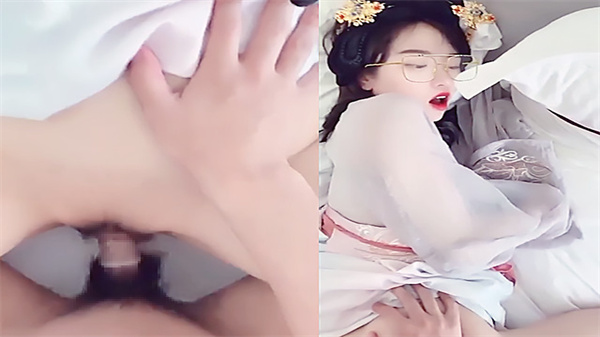 学生妹制服背书_汉服小姐姐气质胜似仙女下凡沉沦在世间肉欲中